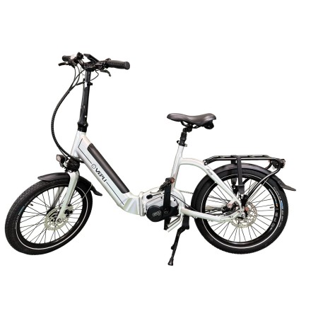 vélo à assistance électrique pliant muzy 20 gris 14ah - vepli 3700628271369