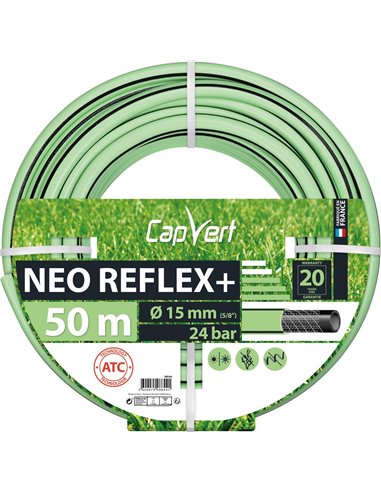 Tuyau d'arrosage neo reflex+ 15mm x 50m - CAPVERT - Equipe Ton camping-car