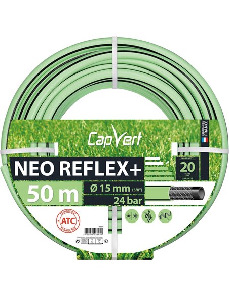 Tuyau d'arrosage neo reflex+ 15mm x 50m - CAPVERT - Equipe Ton camping-car - 3600075086441