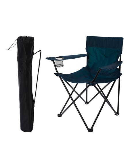 Chaise De Camping Pliante 81x42x51cm Couleurs Assorties. Redcliffs - Equipe Ton camping-car