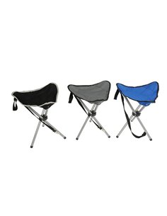 Tabouret De Camping Pliant 31x31x50cm Couleurs Assorties. Redcliffs - Equipe Ton camping-car - 8719987822056