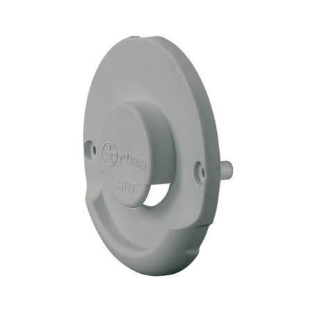 partie extérieure pour kit cheminée latérale zr80 gris clair - truma Truma