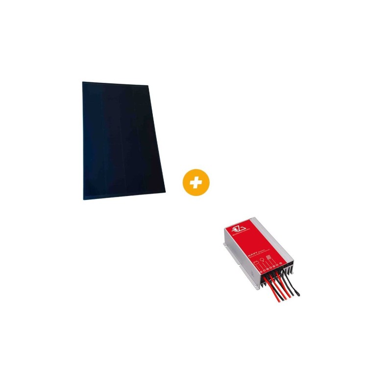 pack panneau solaire ibc + régulateur mppt bluetooth panneau 200w régulateur 20a - eza EZA