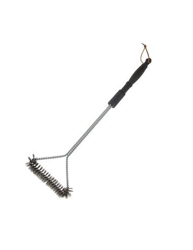 Brosse Barbecue Métallique Avec Manche 16,3x54,5cm Bbq - Equipe Ton camping-car