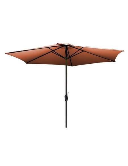 parasol 300 minvelle tilt paprika - Equipe Ton camping-car