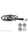 Brûleur À Gaz Butane/Propane Ø60cm 3 Feux. Vaello - Equipe Ton camping-car - 8411470001008