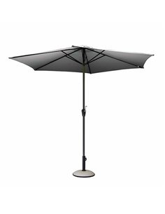 Parasol rond 3m gris ref.y147 - Equipe Ton camping-car - 3700103034397