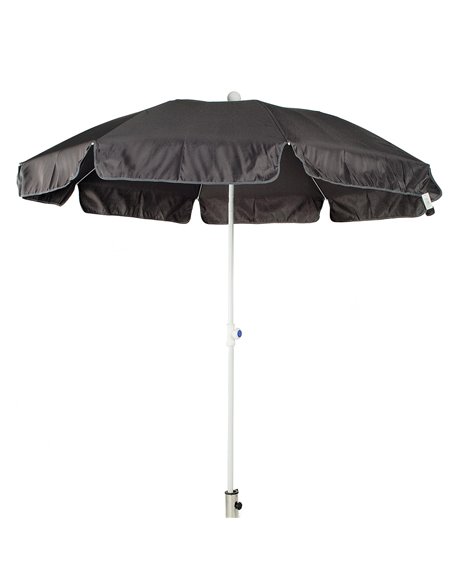 Parasol Toile Polyester Gris diamêtre 2.00m - CROSSLINE - Equipe Ton camping-car