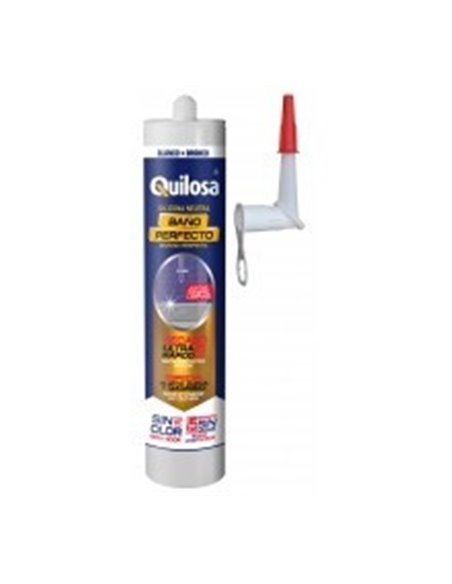 mastic silicone sanitaire neutre - bain parfait désignation cartouche de 280 mlcouleur translucide - Equipe Ton camping-car