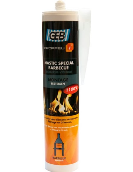 Mastic Spécial Barbecue 310ml 803670 - GEB FEU - Equipe Ton camping-car - 3283988036705