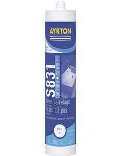 Mastic silicone anti-moisissures pour joint sanitaire acetique blanc - AYRTON - Equipe Ton camping-car - 3498781009089