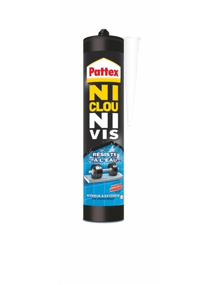 Ni clou ni Vis Resistant à L'eau Cartouche 450gr - PATTEX - Equipe Ton camping-car