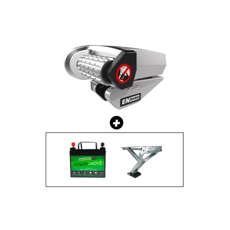 pack déplace-caravane + vérins electriques as201 + batterie lithium pack deplace-caravane em315 avec batterie lithium et verins 