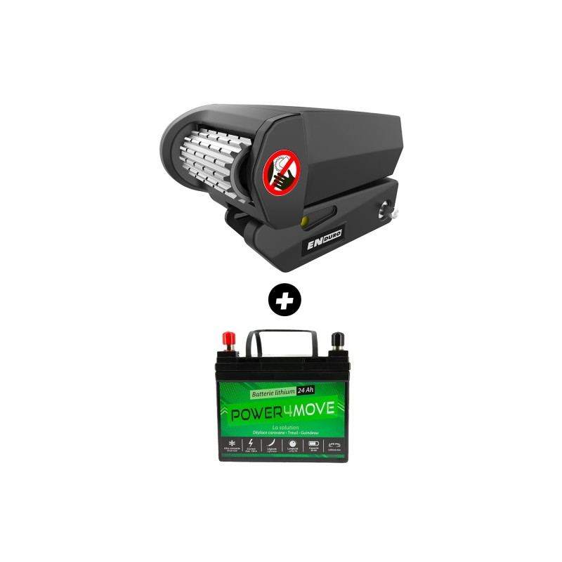 pack déplace-caravane + batterie lithium - déplace-caravane em313 - enduro Enduro