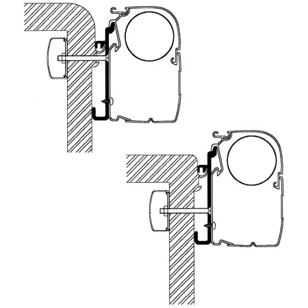 adaptateur de stores rapido série 6 2024 3,5 m - thule Thule5415182073410