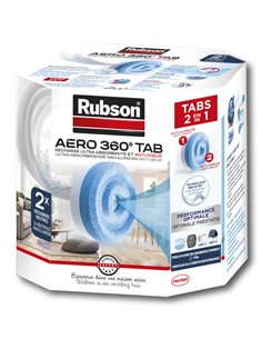 Recharge Aero 360° Pack 2 Tabs - RUBSON - Equipe Ton camping-car - 3178040677715