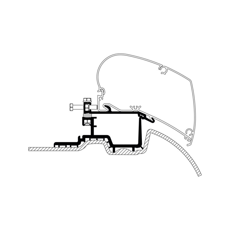 adaptateur de toit supplémentaire sprinter - thule Thule5415182053341