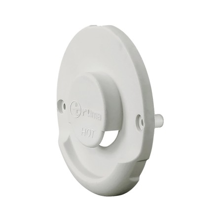 partie extérieure pour kit cheminée latérale zr80 blanc - truma Truma