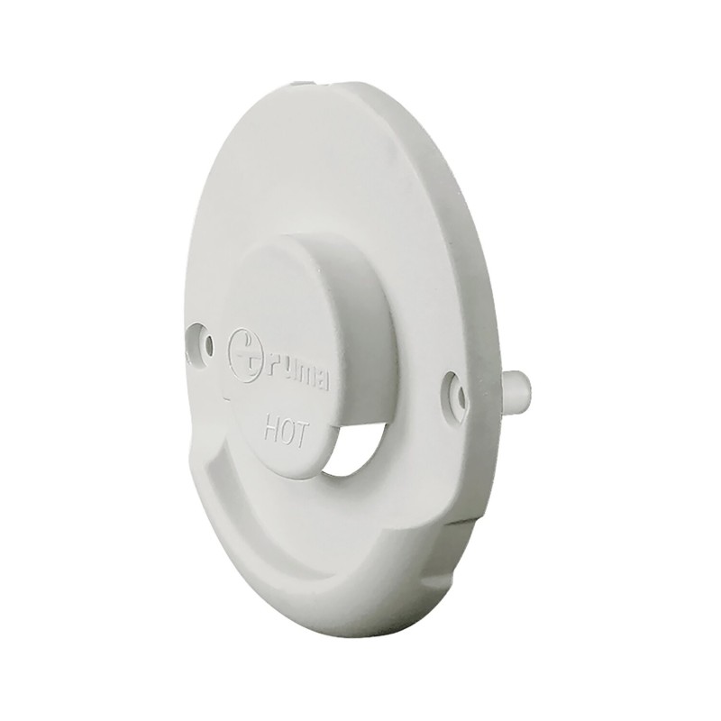 partie extérieure pour kit cheminée latérale zr80 blanc - truma Truma