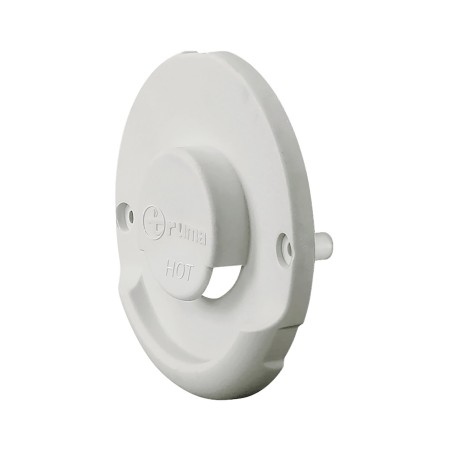 partie extérieure pour kit cheminée latérale zr80 blanc - truma Truma