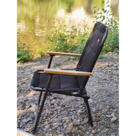 Fauteuil de camping Belize pliant aluminium et bambou - SOPLAIR