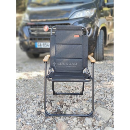 Fauteuil de camping Belize pliant aluminium et bambou - SOPLAIR