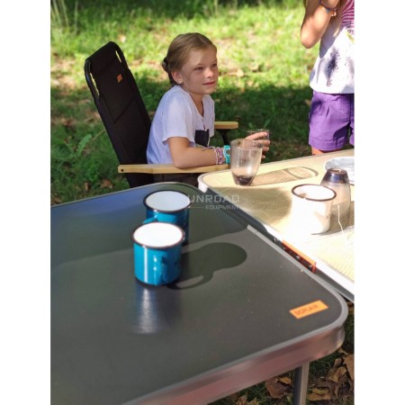 Fauteuil de camping Belize pliant aluminium et bambou - SOPLAIR