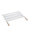 Barbecue En Zinc. Manches En Bois Sauvique 80x40cm - Equipe Ton camping-car - 8423171024750