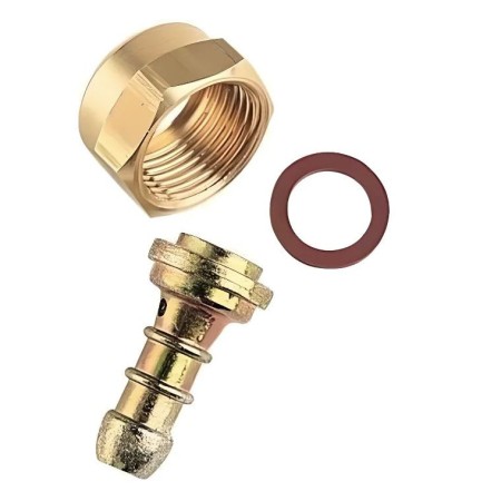 Adaptateur gaz tétine et écrou libre -  - 715467Générique