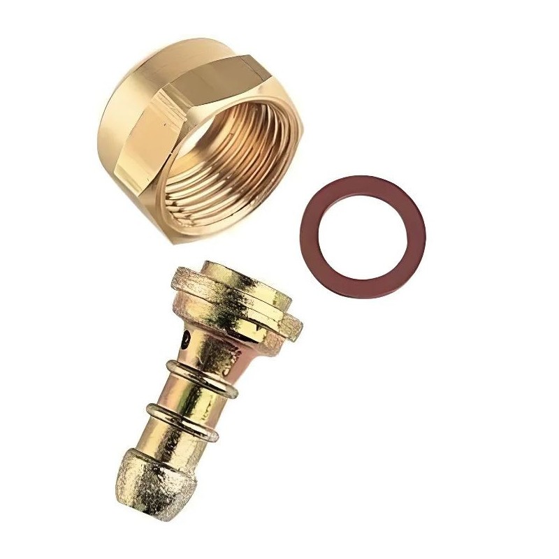 Adaptateur gaz tétine et écrou libre -  - 715467Générique