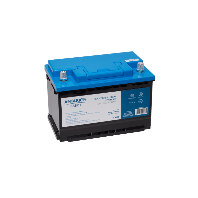 batterie lithium connectã©e 100ah easy + l3 format - antarion easy +