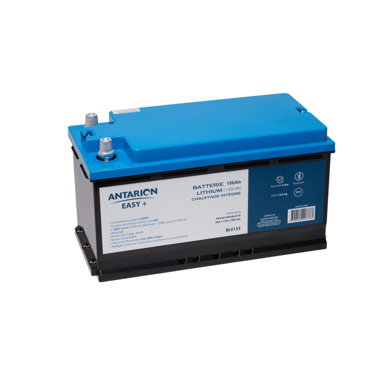 batterie lithium connectã©e 150ah easy + avec chauffage - antarion easy +