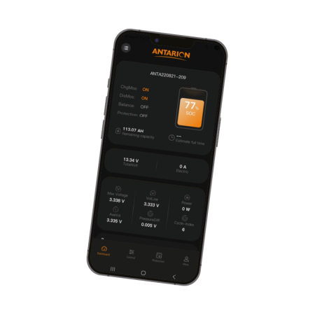 batterie lithium connectã©e 150ah easy + avec chauffage - antarion easy +