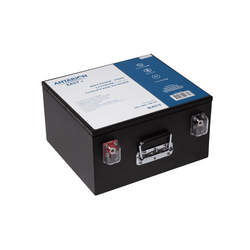 batterie lithium 310ah easy + antarion connectã©e slim avec chauffage - antarion easy +