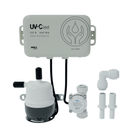 kit unite uv-c led uv-8 act - wm aquatec