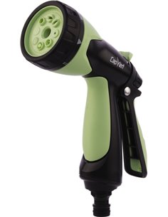 Pistolet d'arrosage à pomme bi-matière 6 positions - Cap Vert - 3600070981529