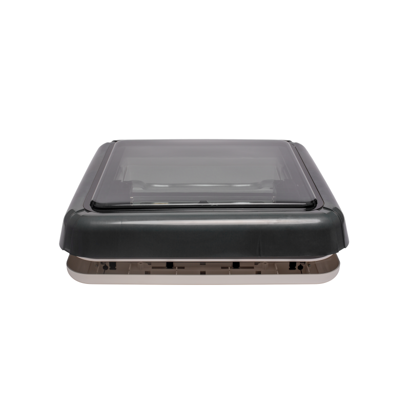 lanterneau antarion 40x40cm double vitrage gris avec ventilation - antarion