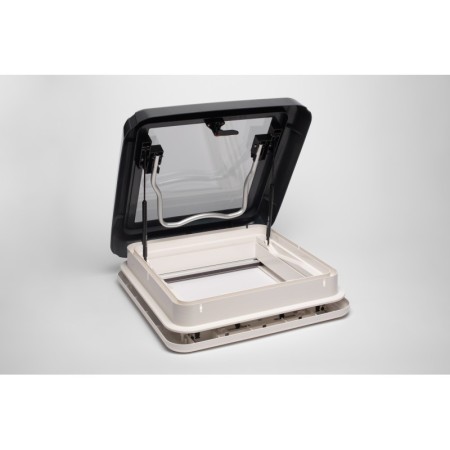 lanterneau antarion 40x40cm double vitrage gris avec ventilation - antarion