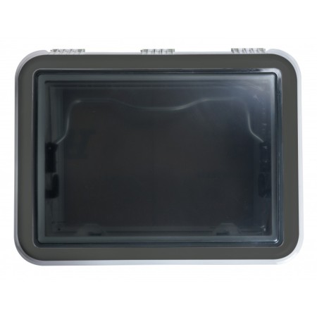 lanterneau antarion 70x50cm gris avec ventilation - antarion
