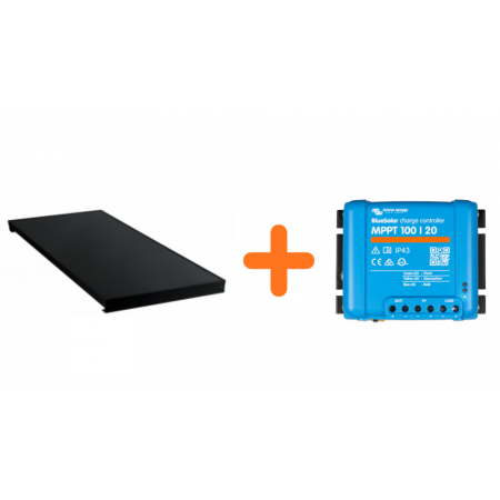kit all black 220w avec mppt 20a victron - antarion