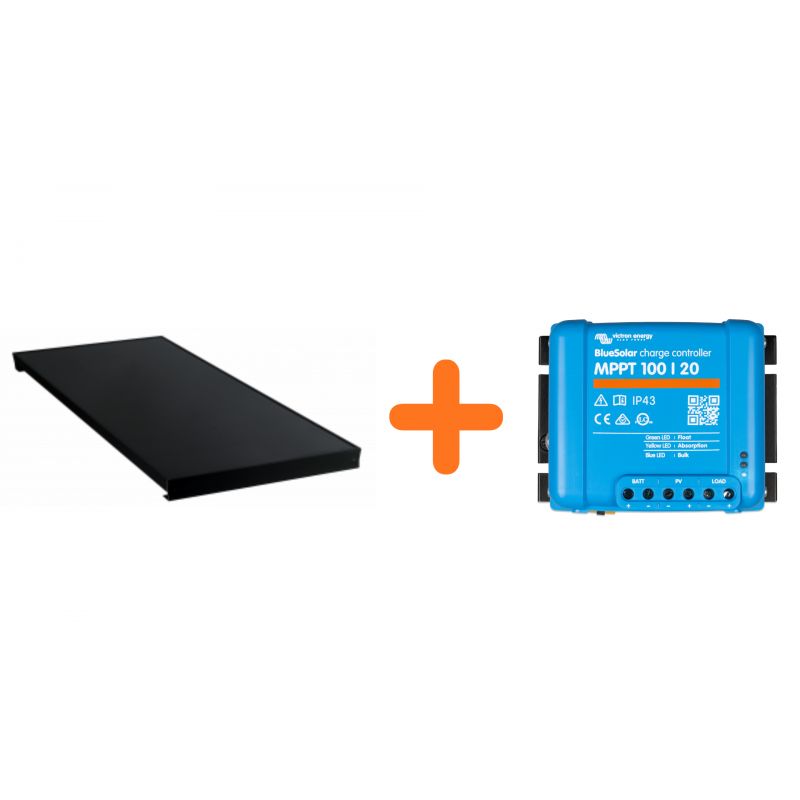 kit all black 220w avec mppt 20a victron - antarion