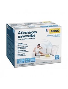 Pour absorbeur d'humidité - Recharges sachet 4x1kg neutre - SODEPAC - Equipe Ton camping-car - 3240212003001