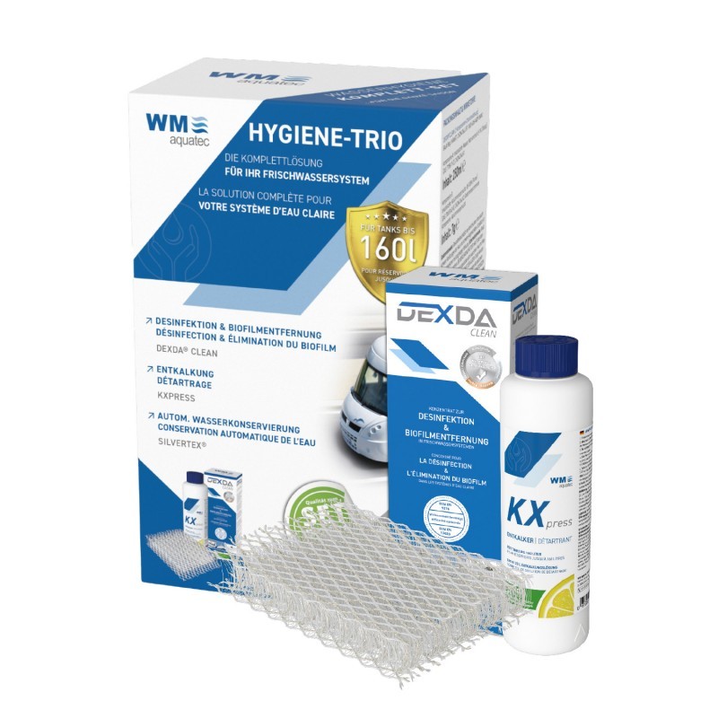 hygiã¨ne-trio pour les rã©servoirs jusquâ´ã  160 litres (camping-car) - wm aquatec