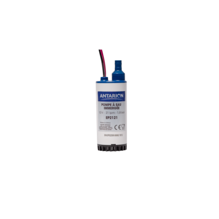 pompe immergã©e avec valve anti-retour 21l/min (1.8 bar) avec valve anti-retour - antarion bleu