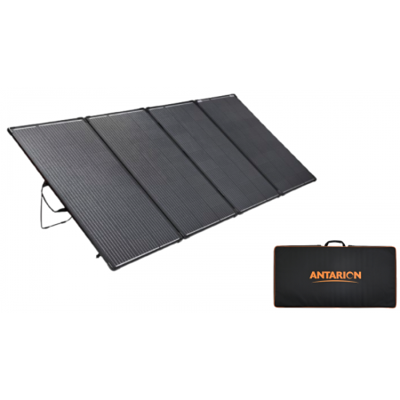 panneau solaire pliant 400w/ 4x100w antarion - antarion bleu