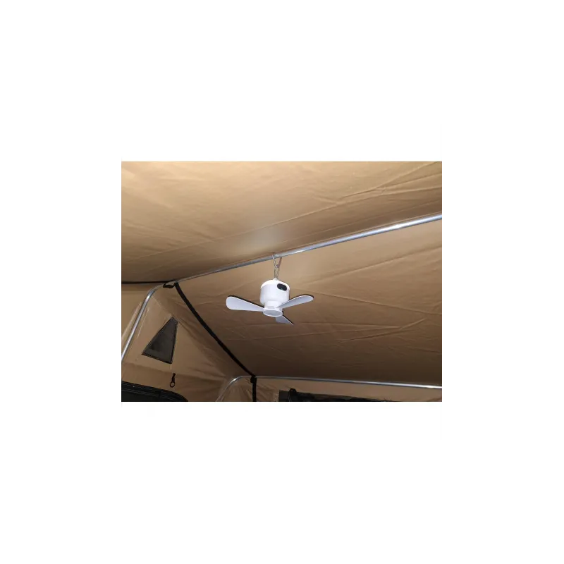 Ventilateur d'appoint rechargeable avec éclairage LED - BAYASUN