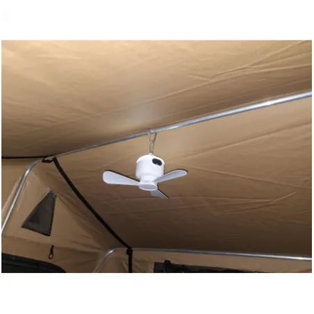 Ventilateur d'appoint rechargeable avec éclairage LED - BAYASUN