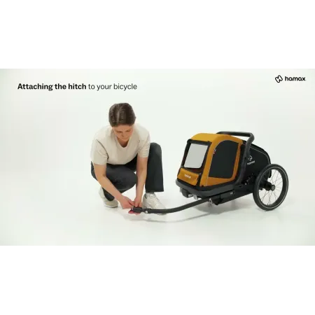 Remorque vélo pour chien Hamax Milou S | Equipe Ton Camping-Car