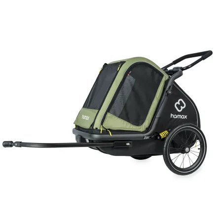 Remorque vélo chien Hamax Pluto M - Confort & Sécurité
