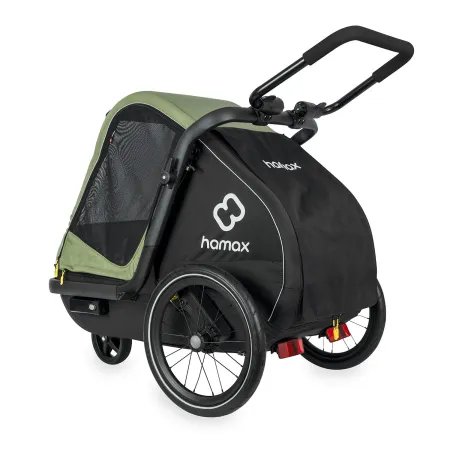 Remorque vélo chien Hamax Pluto M - Confort & Sécurité